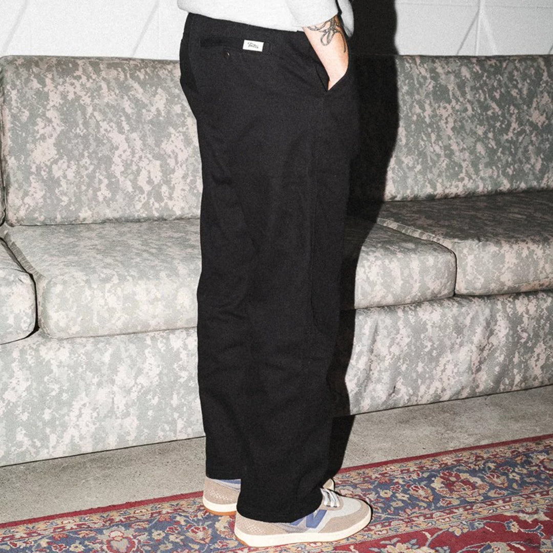 TACTICS(タクティクス)| CHINO PANT / BLACK | スノーボード・スケートボードのTACTICS JAPAN