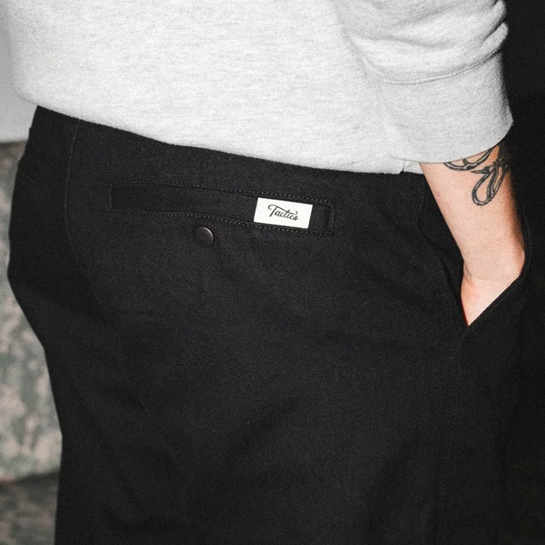 TACTICS(タクティクス)| CHINO PANT / BLACK | スノーボード・スケートボードのTACTICS JAPAN