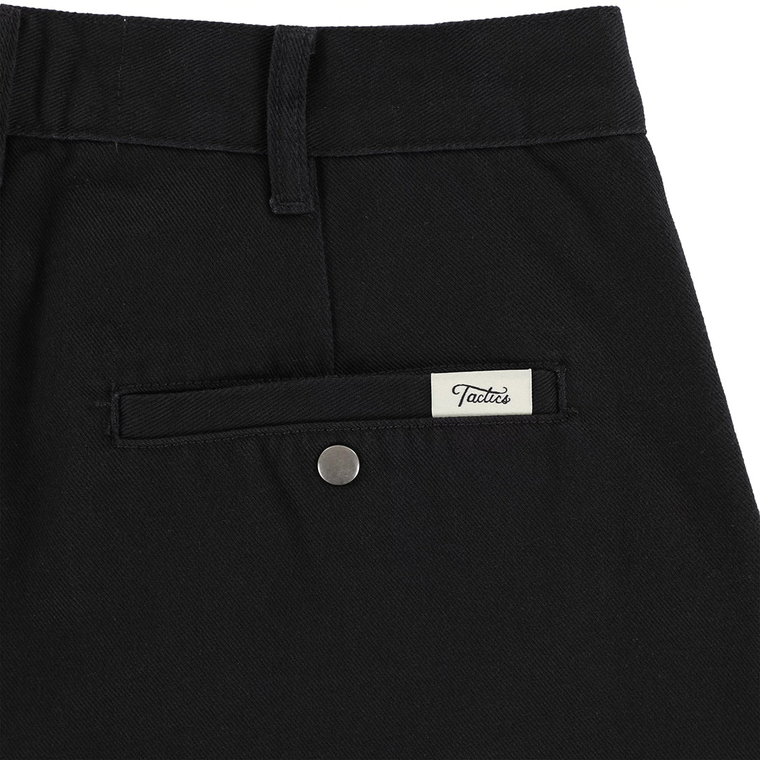 TACTICS(タクティクス)| CHINO PANT / BLACK | スノーボード・スケートボードのTACTICS JAPAN
