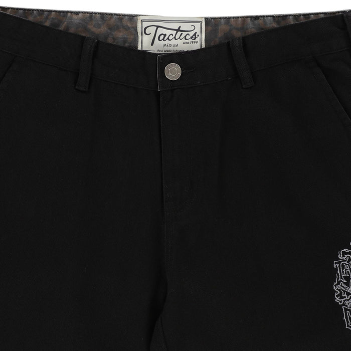 TACTICS(タクティクス)| CHERRIES X TACTICS CHINO PANTS / BLACK | スノーボード・スケートボードのTACTICS JAPAN