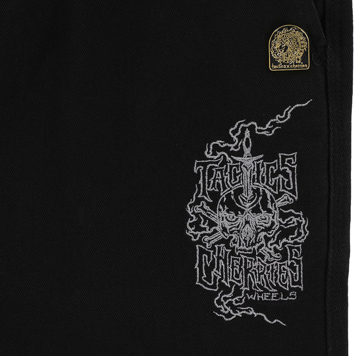 TACTICS(タクティクス)| CHERRIES X TACTICS CHINO PANTS / BLACK | スノーボード・スケートボードのTACTICS JAPAN