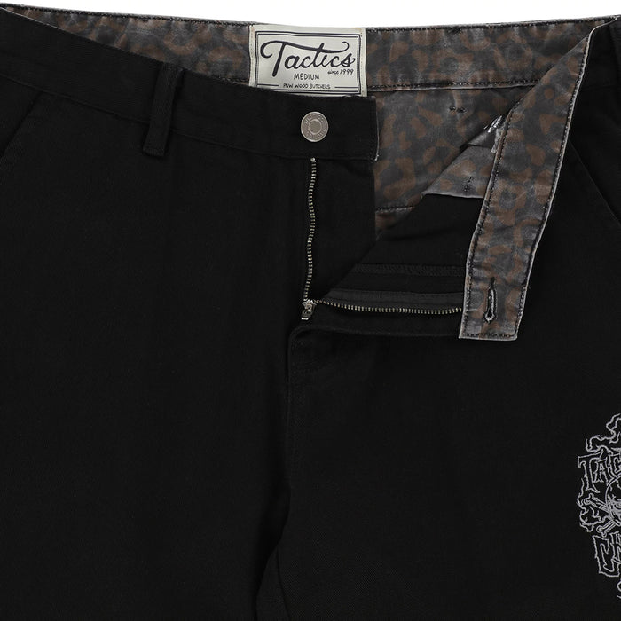 TACTICS(タクティクス)| CHERRIES X TACTICS CHINO PANTS / BLACK | スノーボード・スケートボードのTACTICS JAPAN