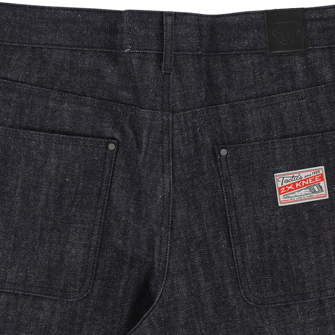 TACTICS(タクティクス)| DOUBLE KNEE JEANS / INDIGO SELVEDGE | スノーボード・スケートボードのTACTICS JAPAN