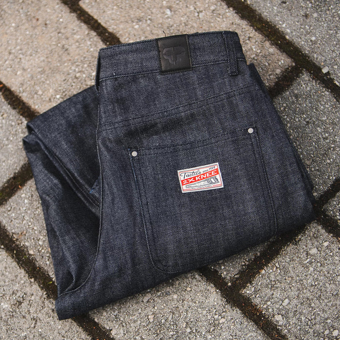 TACTICS(タクティクス)| DOUBLE KNEE JEANS / INDIGO SELVEDGE | スノーボード・スケートボードのTACTICS JAPAN