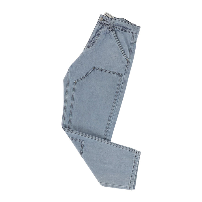 TACTICS(タクティクス)| DOUBLE KNEE JEANS / WASHED BLUE | スノーボード・スケートボードのTACTICS JAPAN