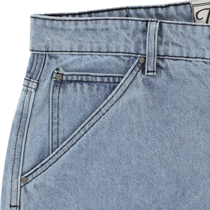 TACTICS(タクティクス)| DOUBLE KNEE JEANS / WASHED BLUE | スノーボード・スケートボードのTACTICS JAPAN