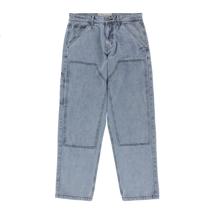 TACTICS(タクティクス)| DOUBLE KNEE JEANS / WASHED BLUE | スノーボード・スケートボードのTACTICS JAPAN