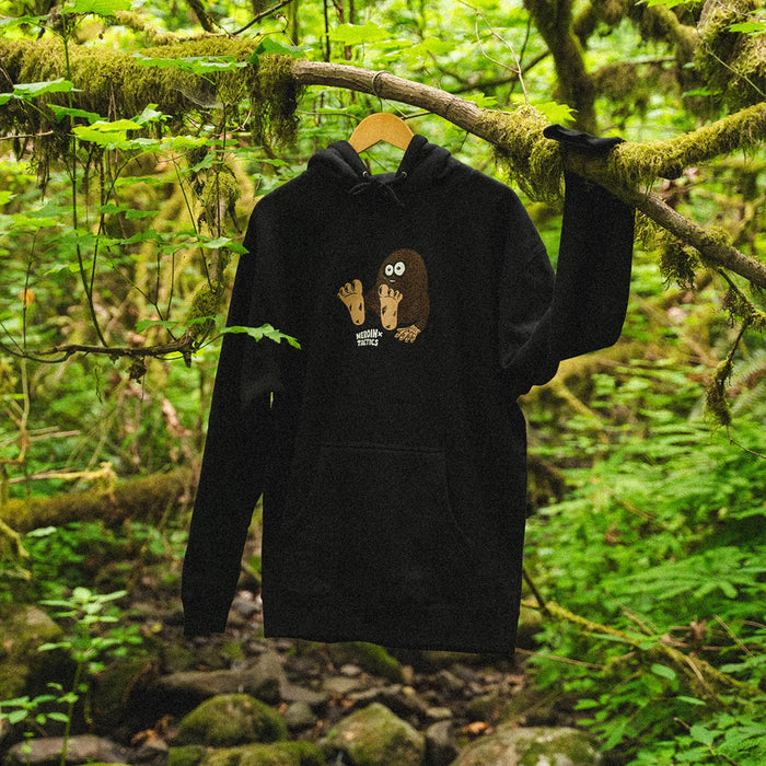 HEROIN SKATEBOARDS(ヘロイン スケートボード)| HEROIN X TACTICS EGGFOOT HOODIE / BLACK | スノーボード・スケートボードのTACTICS JAPAN