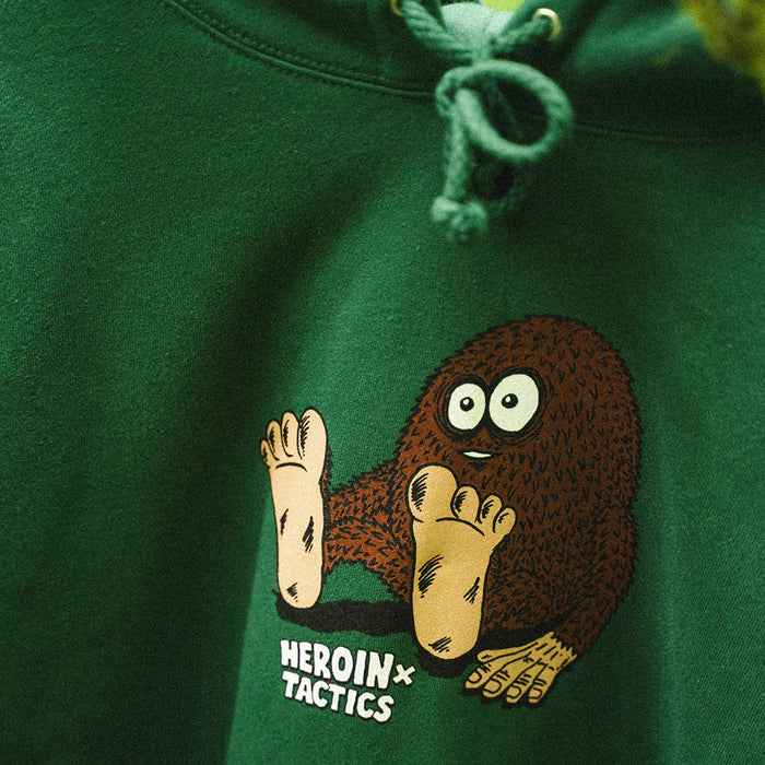 HEROIN SKATEBOARD(ヘロイン スケートボード)| HEROIN X TACTICS EGGFOOT HOODIE / FOREST | スノーボード・スケートボードのTACTICS JAPAN