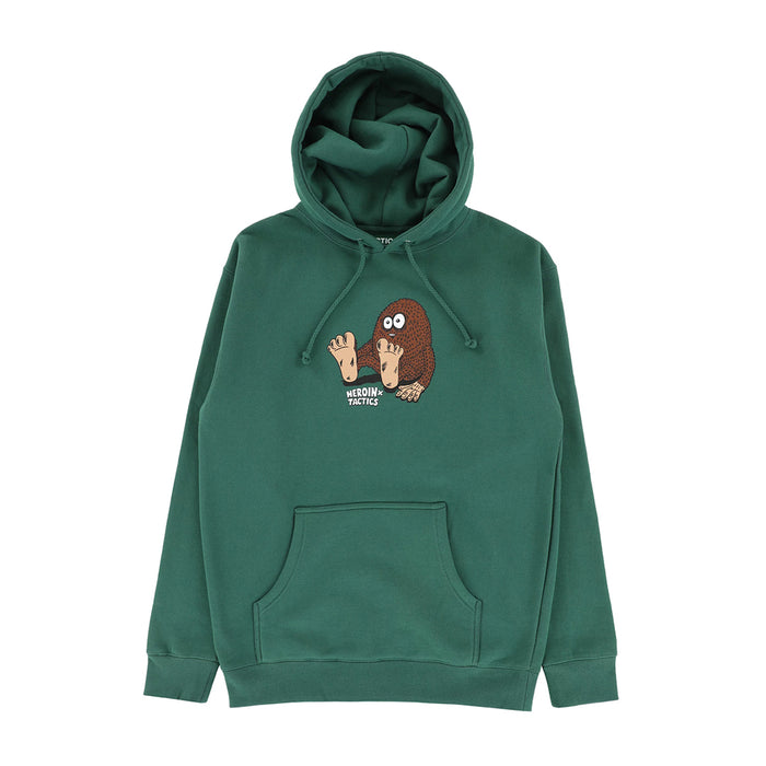 HEROIN SKATEBOARD(ヘロイン スケートボード)| HEROIN X TACTICS EGGFOOT HOODIE / FOREST | スノーボード・スケートボードのTACTICS JAPAN