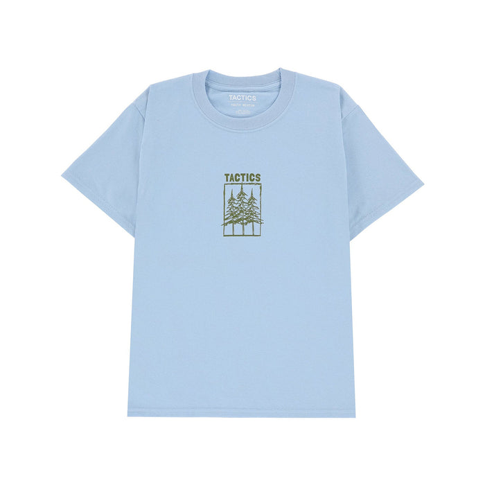 TACTICS(タクティクス)|【KIDS】KIDS THREE TREES T-SHIRT / LIGHT BLUE | スノーボード・スケートボードのTACTICS JAPAN