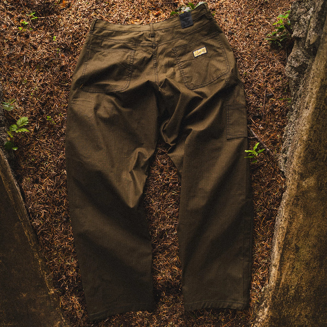 TACTICS(タクティクス)| KOWALSKI RIPSTOP DOUBLE KNEE PANTS / BROWN | スノーボード・スケートボードのTACTICS JAPAN