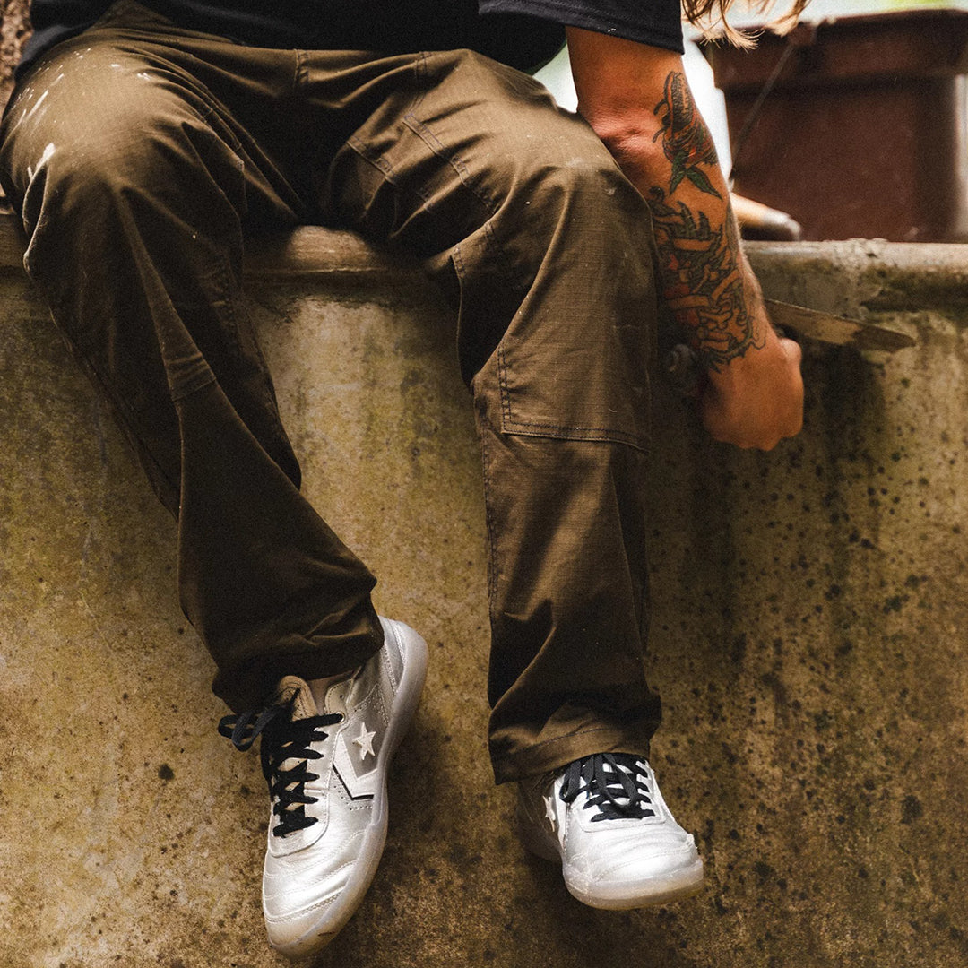 TACTICS(タクティクス)| KOWALSKI RIPSTOP DOUBLE KNEE PANTS / BROWN | スノーボード・スケートボードのTACTICS JAPAN