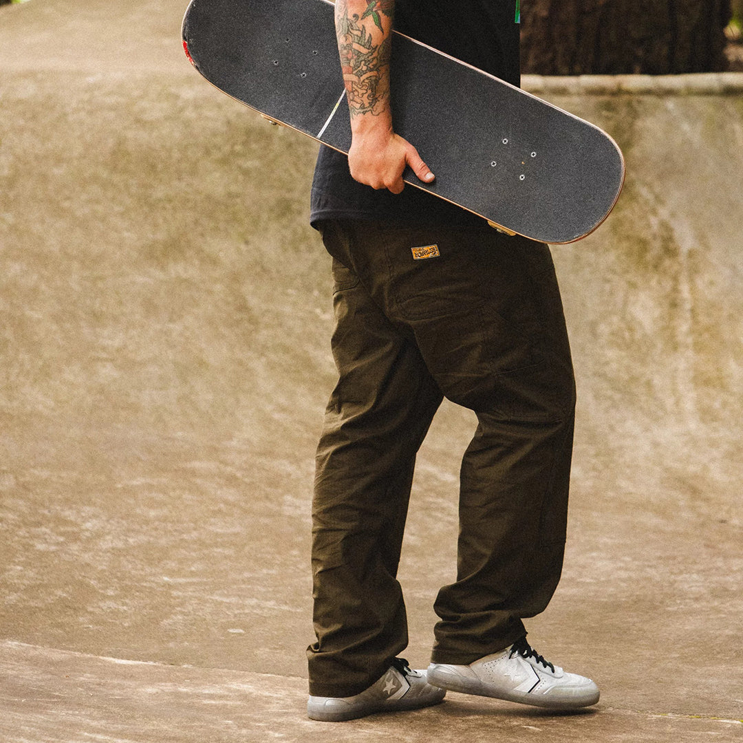 TACTICS(タクティクス)| KOWALSKI RIPSTOP DOUBLE KNEE PANTS / BROWN | スノーボード・スケートボードのTACTICS JAPAN