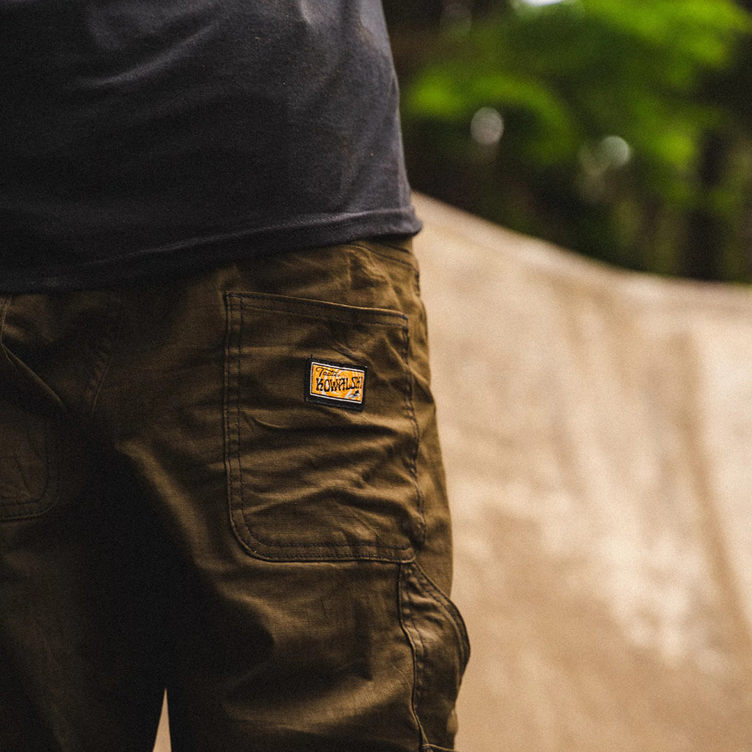 TACTICS(タクティクス)| KOWALSKI RIPSTOP DOUBLE KNEE PANTS / BROWN | スノーボード・スケートボードのTACTICS JAPAN