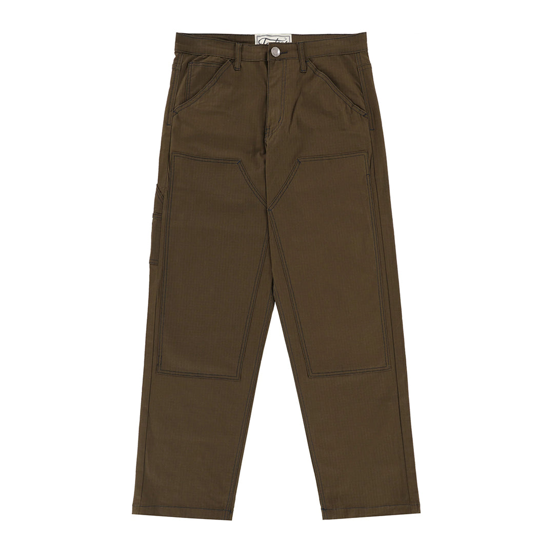 TACTICS(タクティクス)| KOWALSKI RIPSTOP DOUBLE KNEE PANTS / BROWN | スノーボード・スケートボードのTACTICS JAPAN