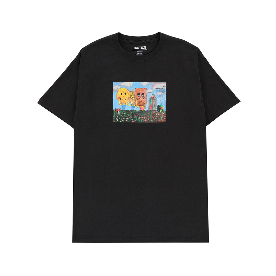 TACTICS(タクティクス)| LIFE ECO T-SHIRT / BLACK | スノーボード・スケートボードのTACTICS JAPAN