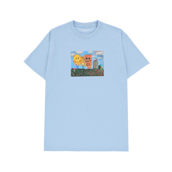 TACTICS(タクティクス)| LIFE ECO T-SHIRT / LIGHT BLUE | スノーボード・スケートボードのTACTICS JAPAN