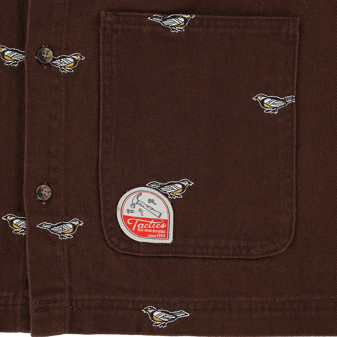 TACTICS(タクティクス)| LIGHT CHORE JACKET / BROWN MEADOWLARK | スノーボード・スケートボードのTACTICS JAPAN