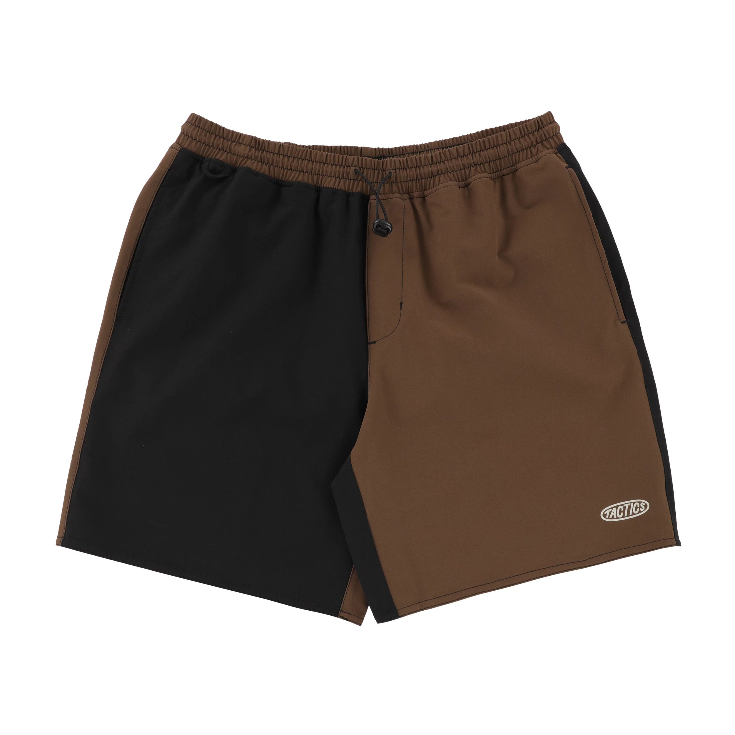 TACTICS(タクティクス)| パンツ&ショーツ | OVAL LOGO HYBRID SHORT / BLACK BWORN ASYM | スノーボード・スケートボードのTACTICS JAPAN