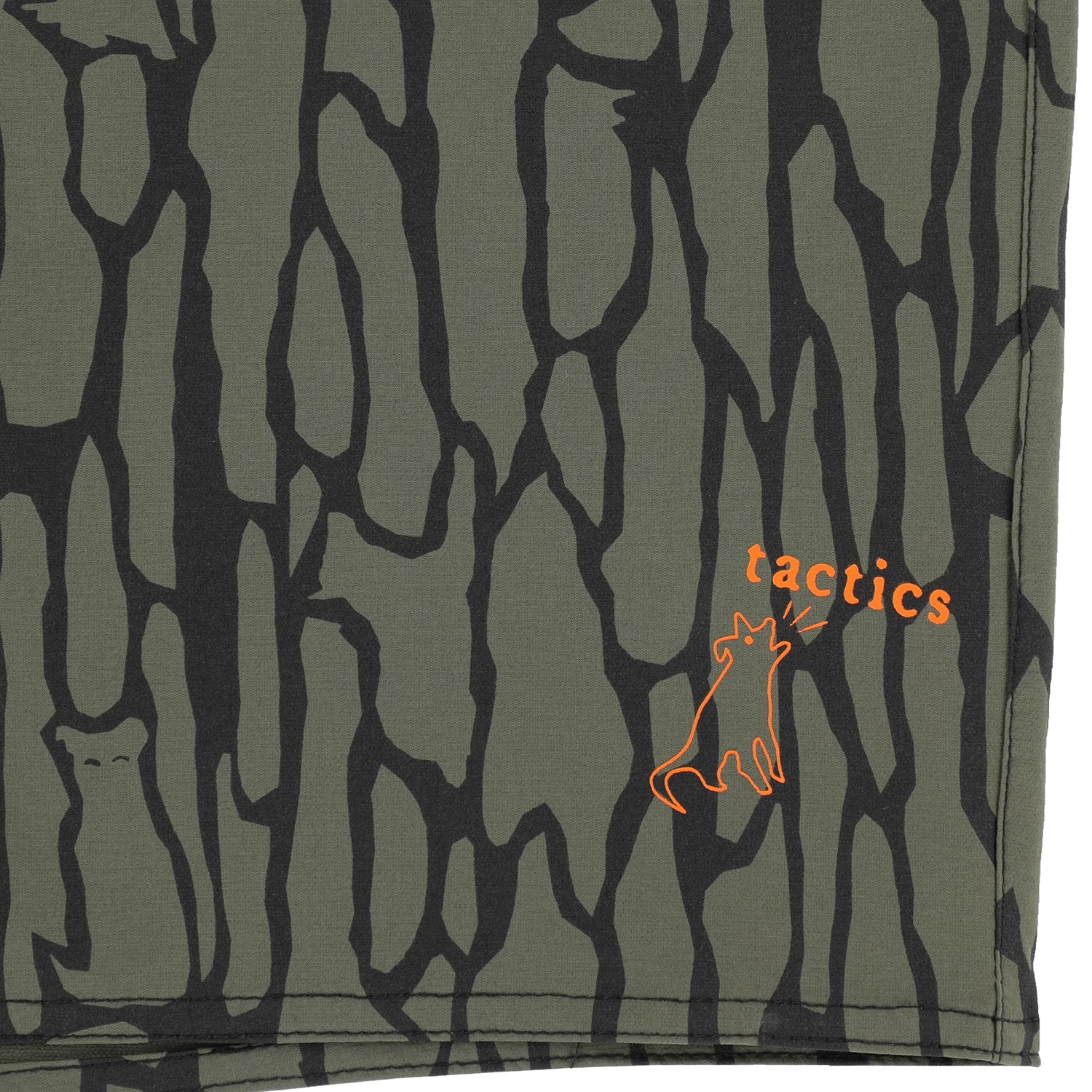 TACTICS(タクティクス)| パンツ&ショーツ | OVAL LOGO HYBRID SHORT / BARK CAMO | スノーボード・スケートボードのTACTICS JAPAN