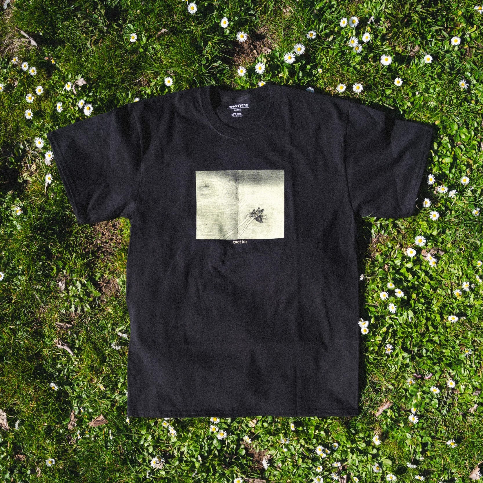 TACTICS(タクティクス)PADDLE IN YOUTH SS T-SHIRT / BLACK
