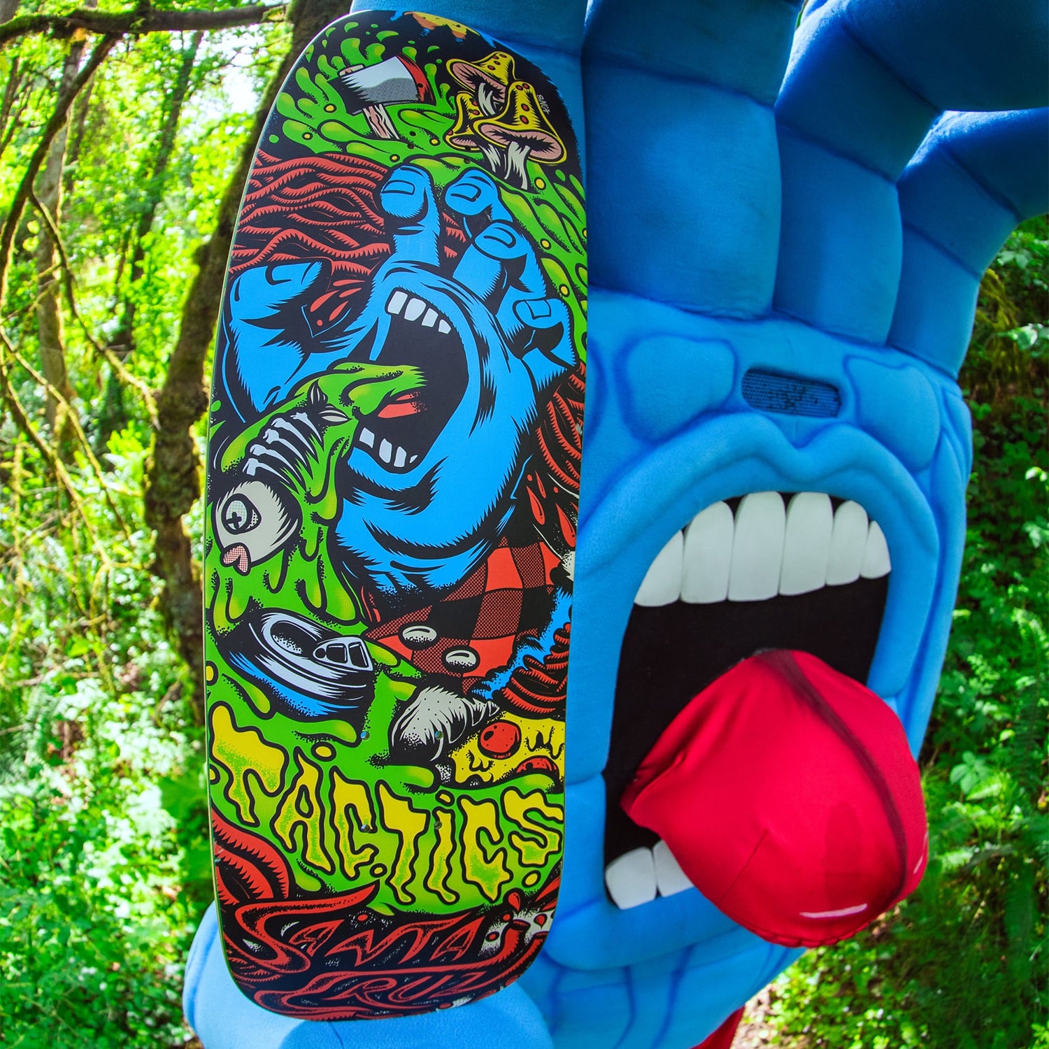 TACTICS Ⅹ SANTA CRUZ SCREAMING HAND 9.7 SKATEBOARD DECK