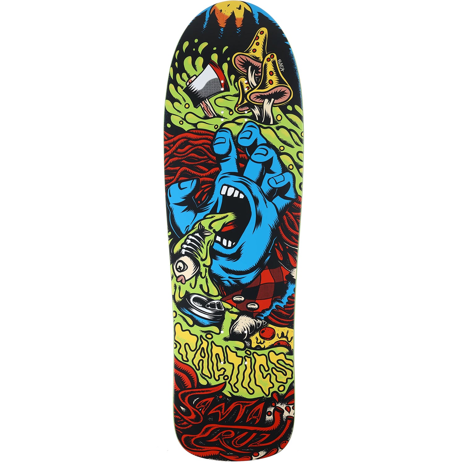 TACTICS Ⅹ SANTA CRUZ SCREAMING HAND 9.7 SKATEBOARD DECK