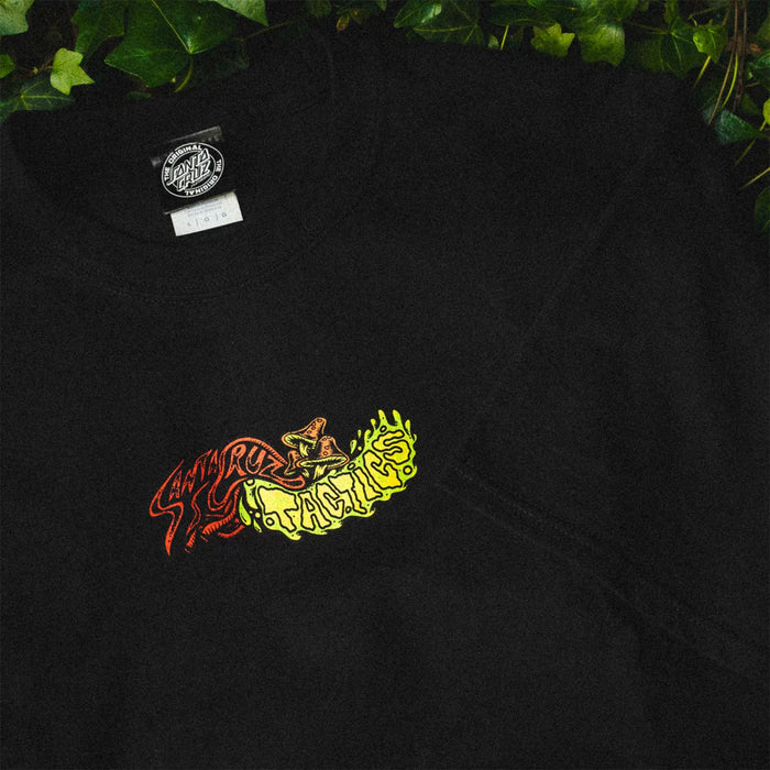 SANTA CRUZ SKATEBOARDS(サンタ クルーズ スケートボード)| SANTA CRUZ SCREAMING HAND TACTICS T-SHIRT / BLACK | スノーボード・スケートボードのTACTICS JAPAN