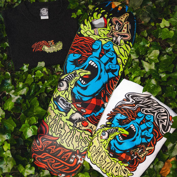 SANTA CRUZ SKATEBOARDS(サンタ クルーズ スケートボード)| SANTA CRUZ SCREAMING HAND TACTICS T-SHIRT / WHITE | スノーボード・スケートボードのTACTICS JAPAN