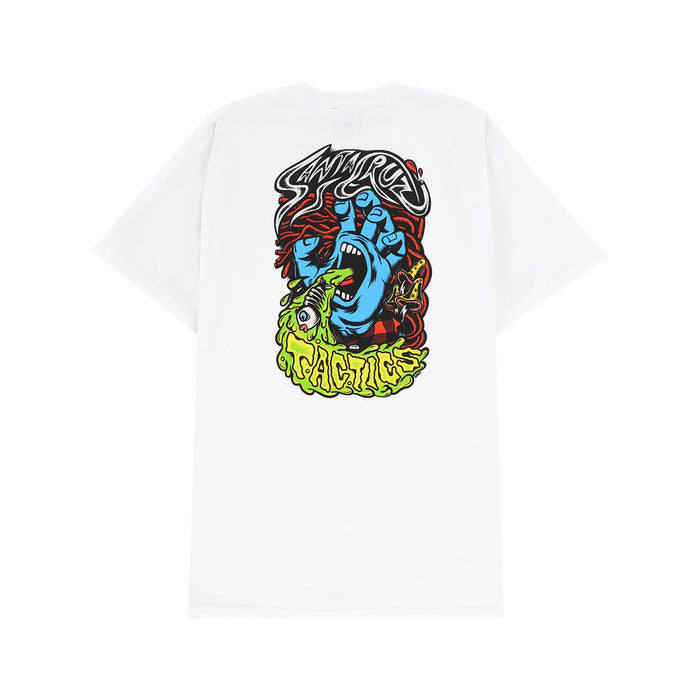 SANTA CRUZ SKATEBOARDS(サンタ クルーズ スケートボード)| SANTA CRUZ SCREAMING HAND TACTICS T-SHIRT / WHITE | スノーボード・スケートボードのTACTICS JAPAN