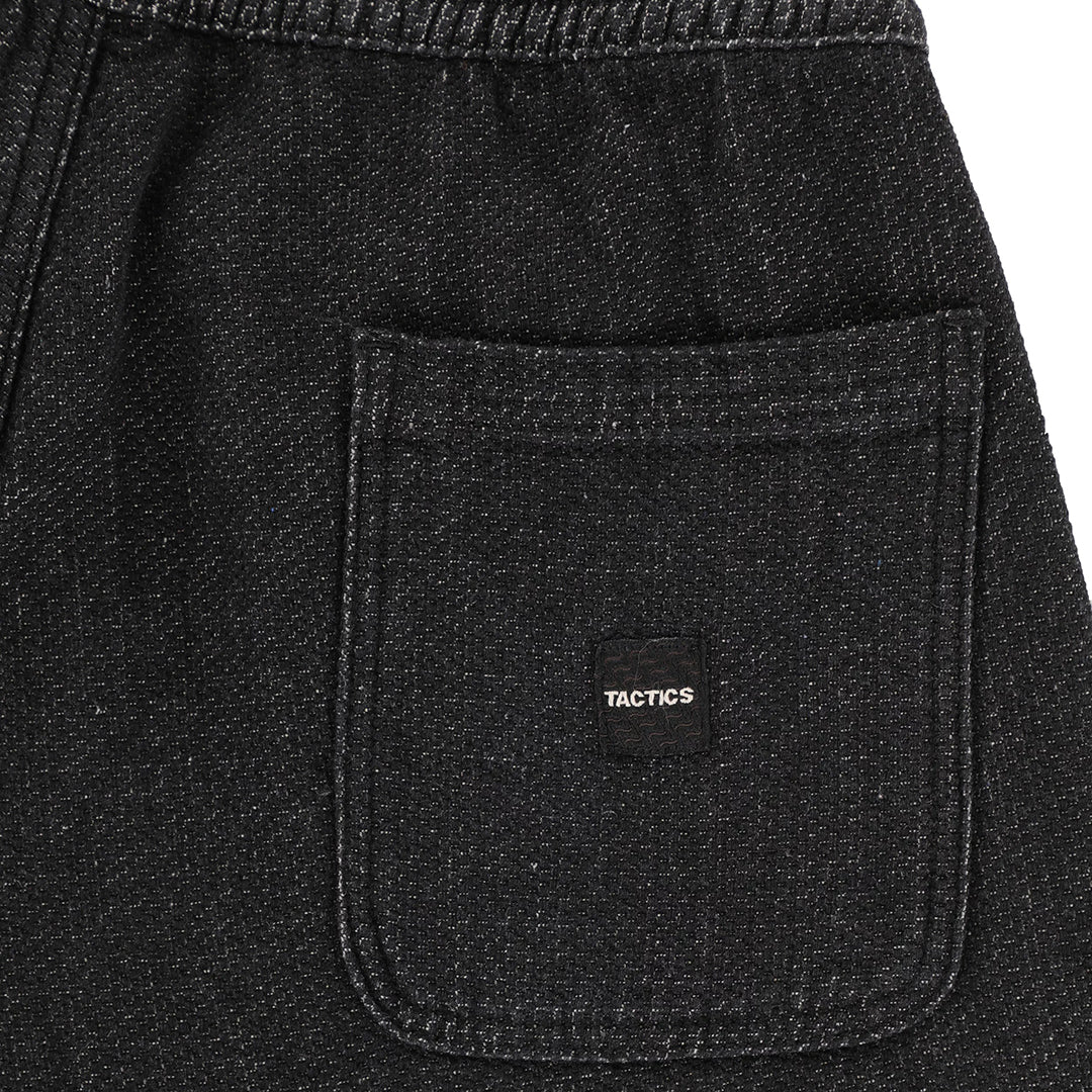TACTICS(タクティクス)| SASHIKO WAVE SHORTS / BLACK | スノーボード・スケートボードのTACTICS JAPAN