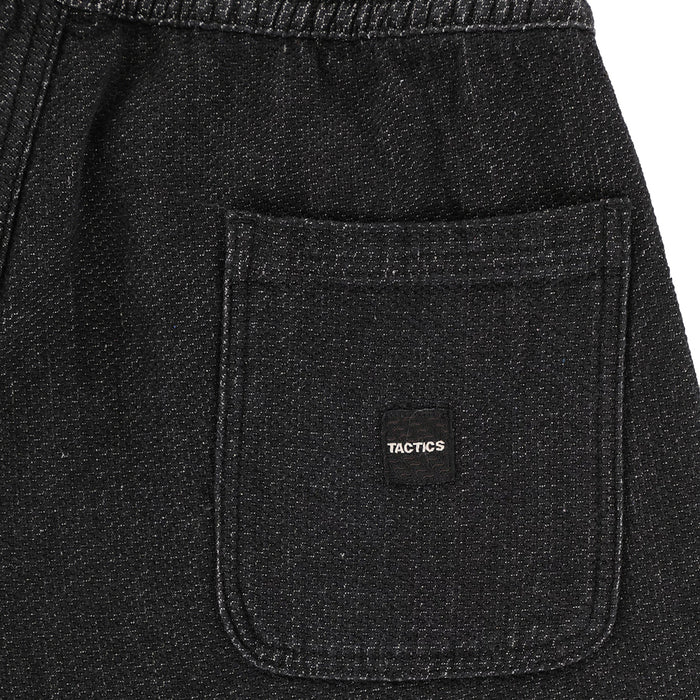 TACTICS(タクティクス)| SASHIKO WAVE SHORTS / BLACK | スノーボード・スケートボードのTACTICS JAPAN
