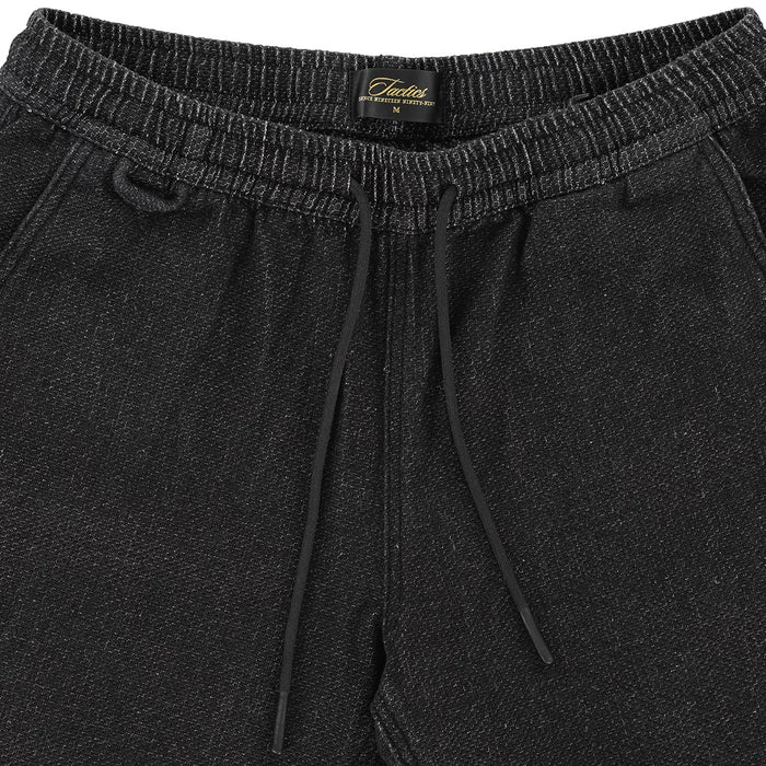 TACTICS(タクティクス)| SASHIKO WAVE SHORTS / BLACK | スノーボード・スケートボードのTACTICS JAPAN