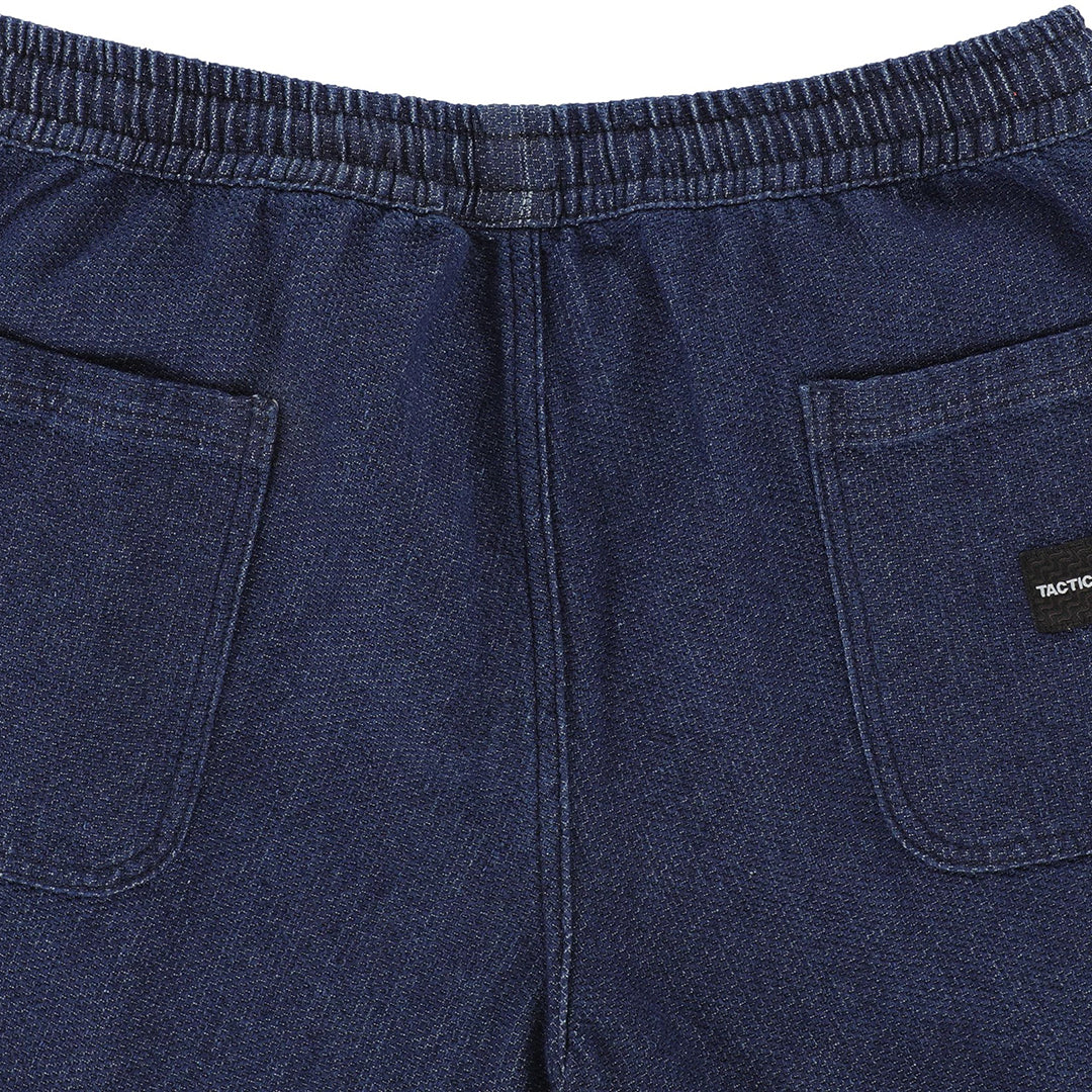 TACTICS(タクティクス)| SASHIKO WAVE SHORTS / DARK INDIGO | スノーボード・スケートボードのTACTICS JAPAN