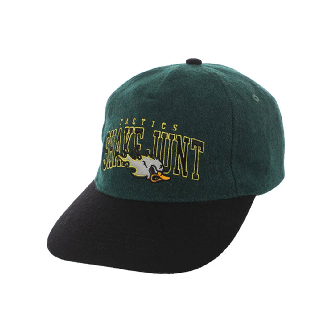 TACTICS(タクティクス)| TACTICS SHAKE JUNT X TACTICS SNAPBACK HAT / GREEN/BLACK | スノーボード・スケートボードのTACTICS JAPAN