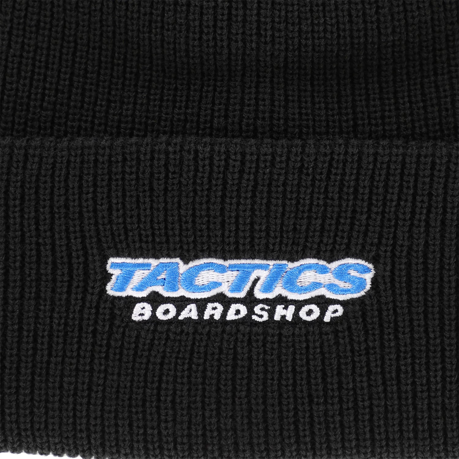 THROWBACK LOGO BEANIE / BLACK