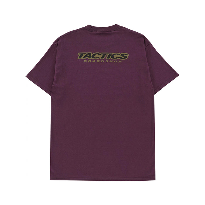 TACTICS(タクティクス)| THROWBACK LOGO T-SHIRT / DUSK | スノーボード・スケートボードのTACTICS JAPAN