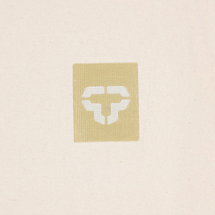 TACTICS(タクティクス)| TONAL ICON EMBROIDRED T-SHIRT / NATURAL | スノーボード・スケートボードのTACTICS JAPAN