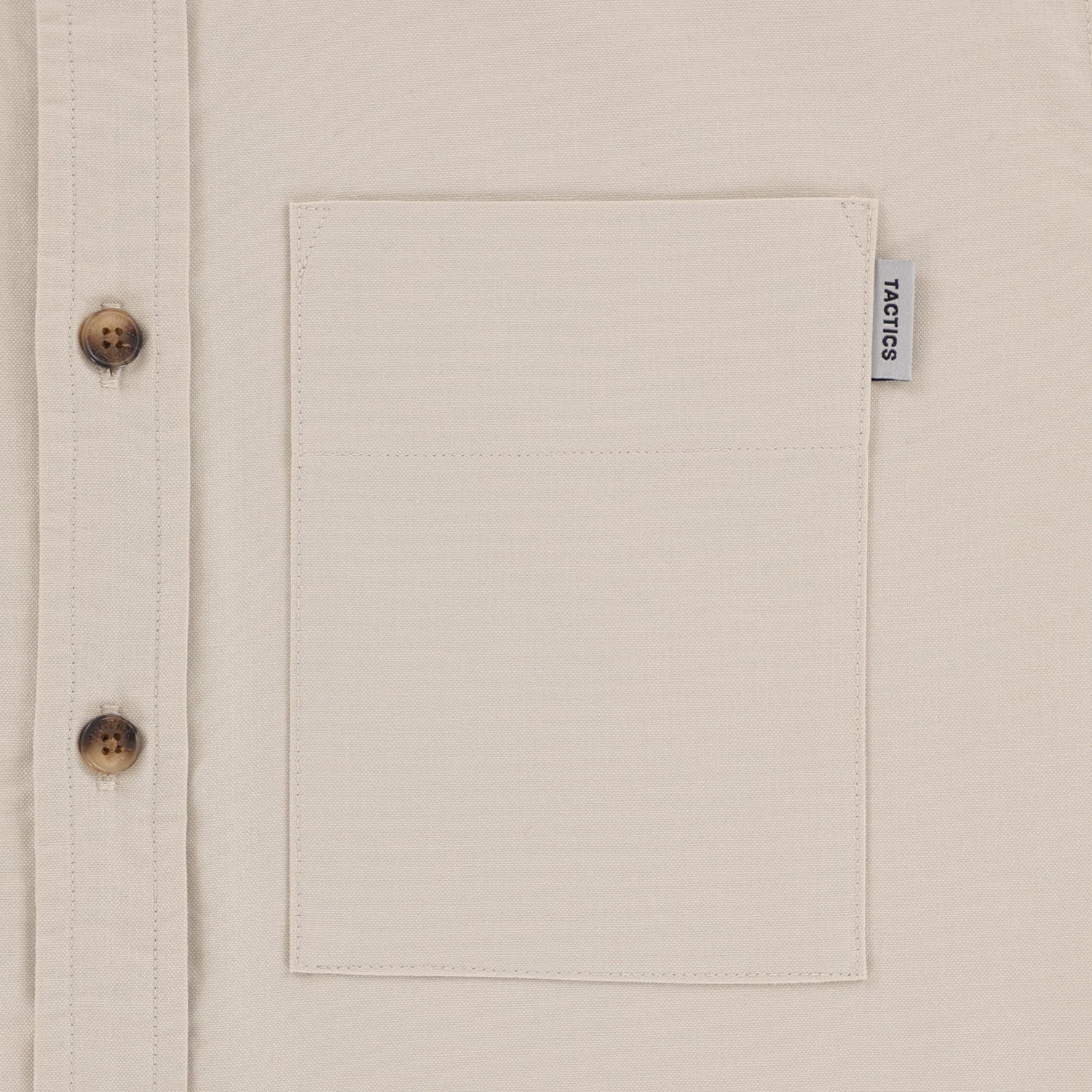 TACTICS(タクティクス)| TRADEMARK OXFORD L/S SHIRT / BONE | スノーボード・スケートボードのTACTICS JAPAN