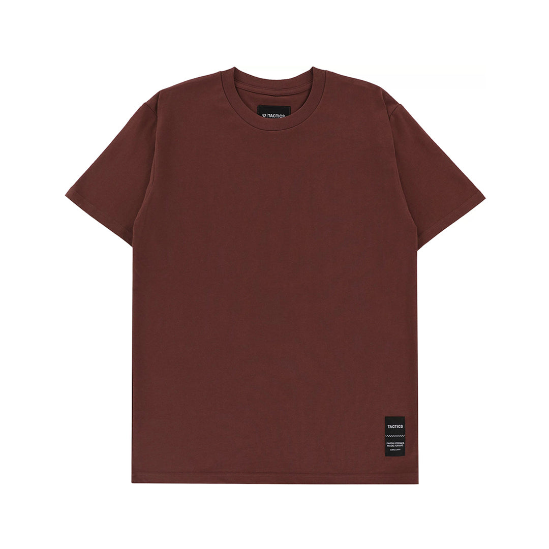 TACTICS(タクティクス)| TRADEMARK SUPPLY T-SHIRT / DARK BROWN | スノーボード・スケートボードのTACTICS JAPAN
