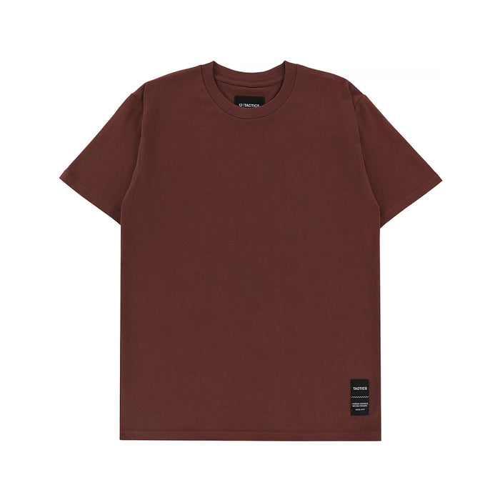 TACTICS(タクティクス)| TRADEMARK SUPPLY T-SHIRT / DARK BROWN | スノーボード・スケートボードのTACTICS JAPAN