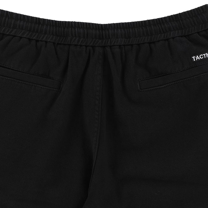 TACTICS(タクティクス)| TRADEMARK WASHED TWILL SHORTS / WASHED BLACK | スノーボード・スケートボードのTACTICS JAPAN