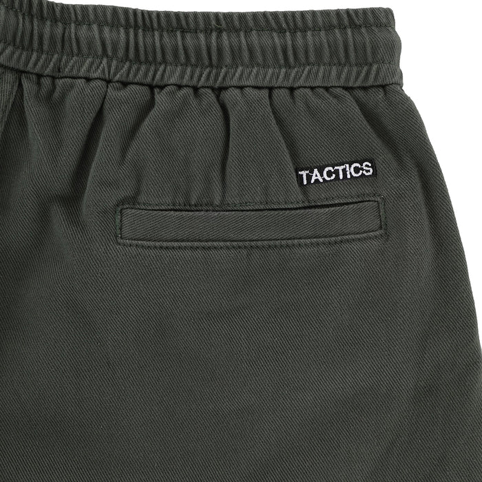 TACTICS(タクティクス)| TRADEMARK WASHED TWILL SHORTS / WASHED FOREST | スノーボード・スケートボードのTACTICS JAPAN