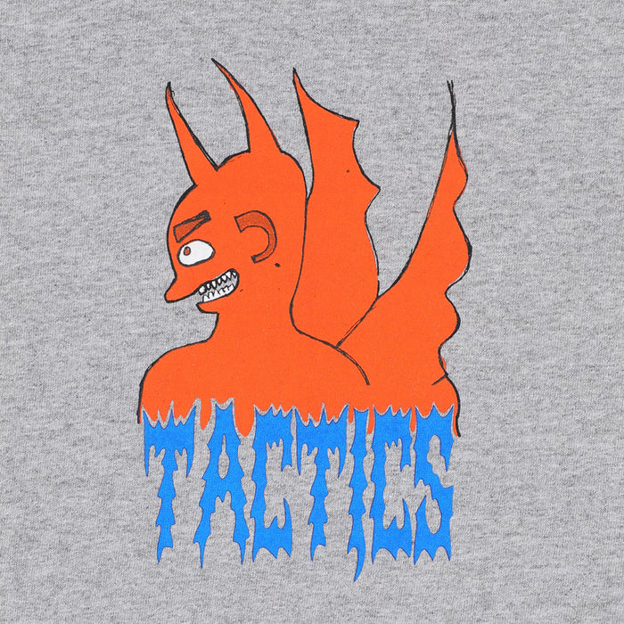 TACTICS(タクティクス)| UR TOP ADVISOR RINGER T-SHIRT / HEATHER BLACK | スノーボード・スケートボードのTACTICS JAPAN