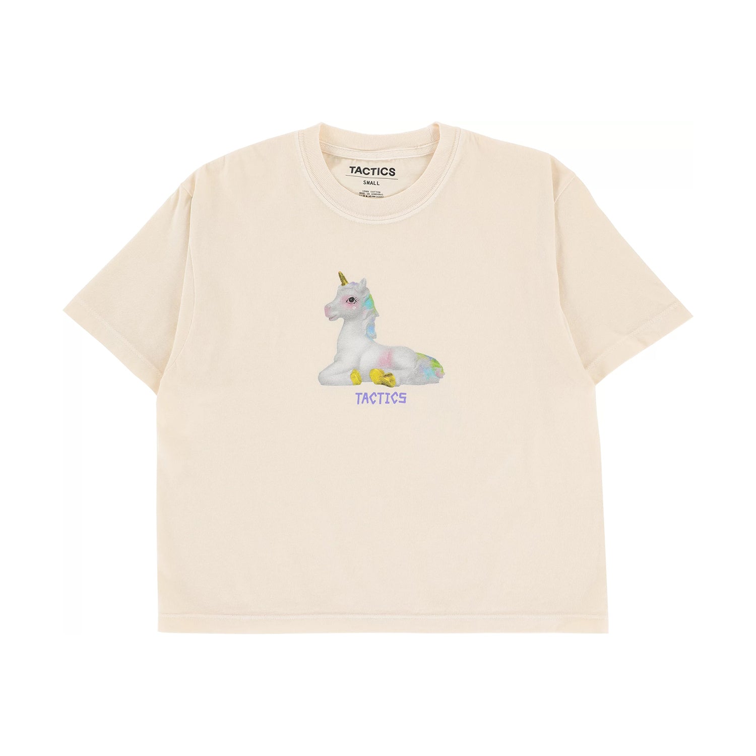 TACTICS(タクティクス)| Tシャツ | UNICORN WOMENS BOXY TEE / WHITE | スノーボード・スケートボードのTACTICS JAPAN