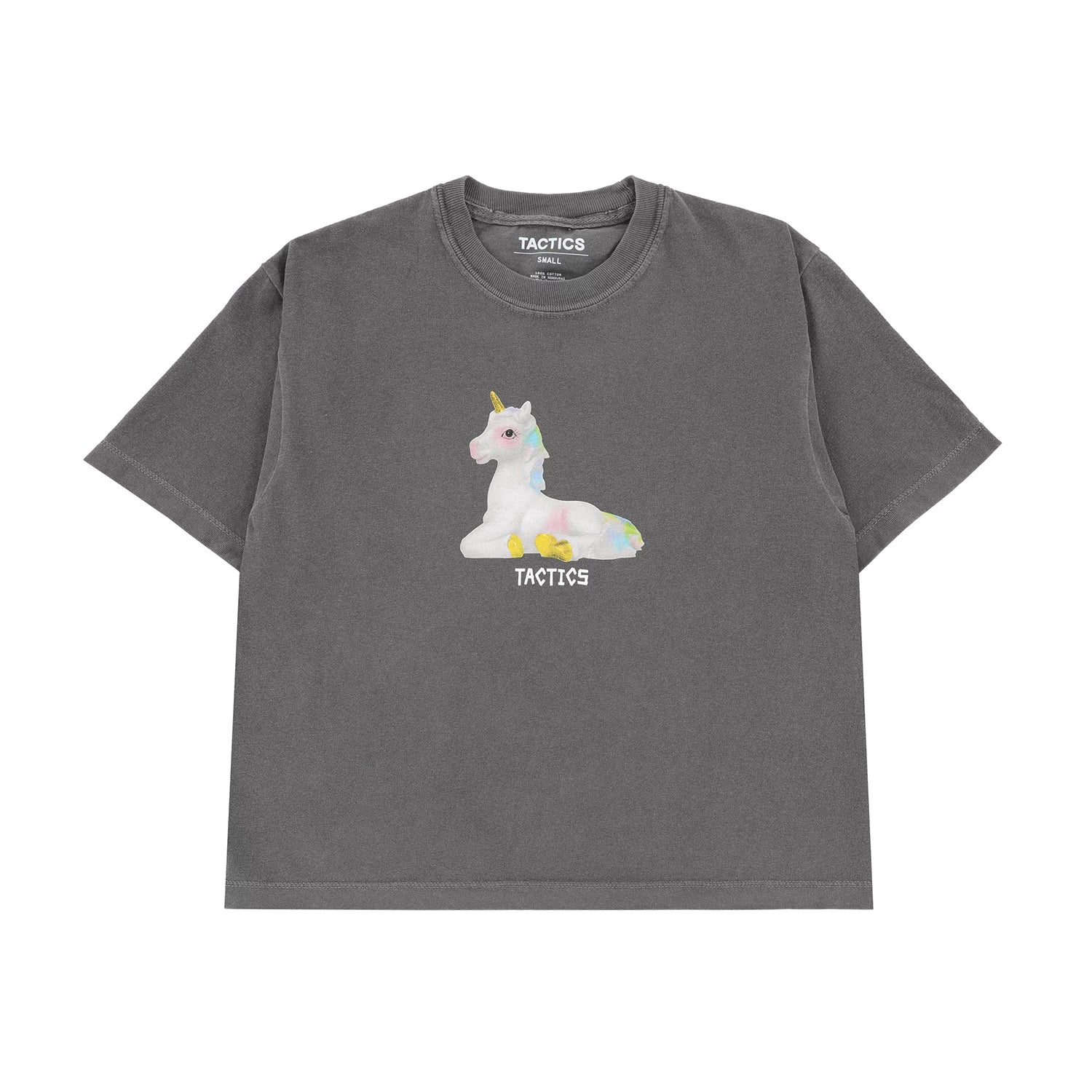 TACTICS(タクティクス)| Tシャツ | UNICORN WOMENS BOXY TEE / BLACK | スノーボード・スケートボードのTACTICS JAPAN