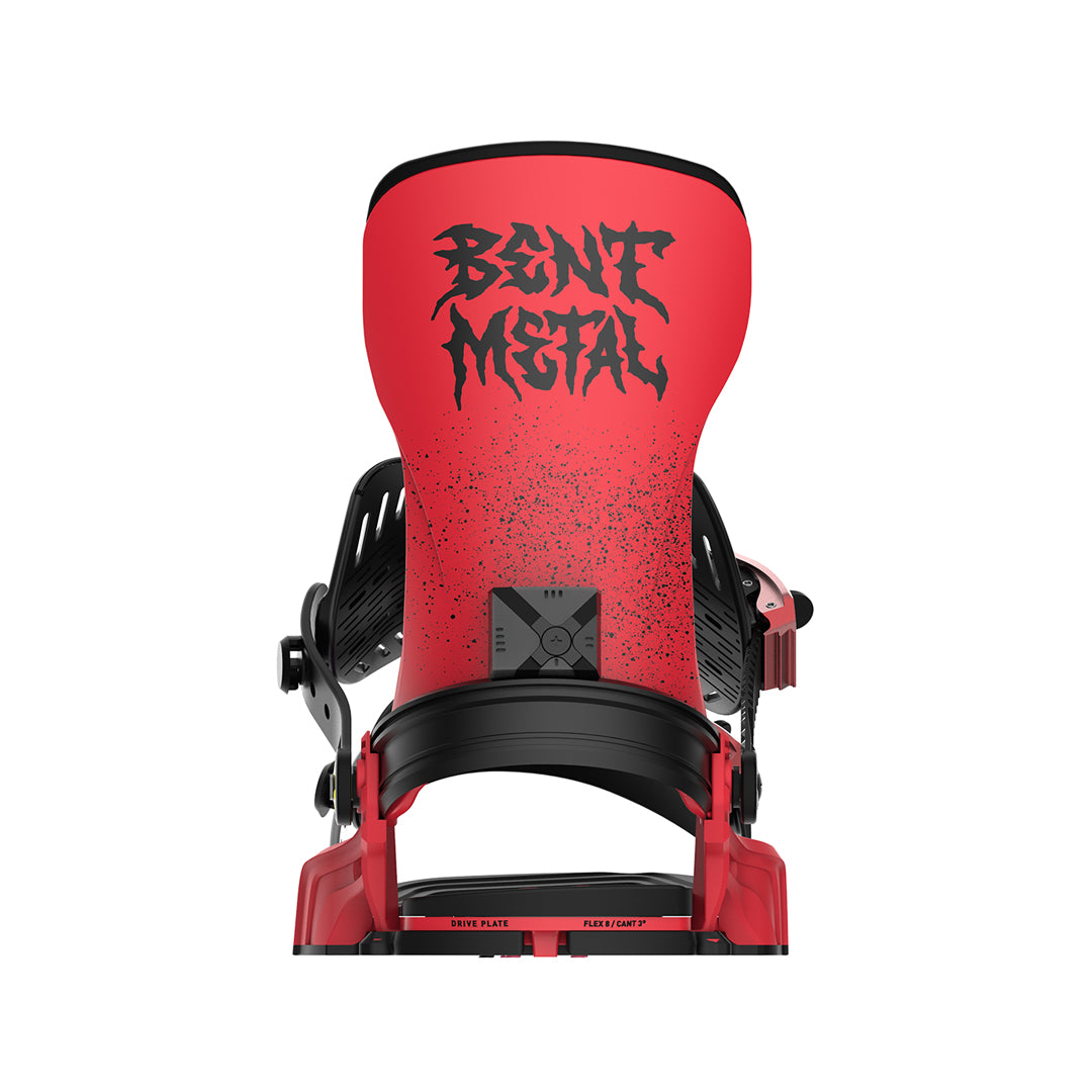 BENT METAL(ベント メタル)TRANSFER SNOWBOARD BINDINGS 2026 / RED | スノーボードのTACTICS JAPAN
