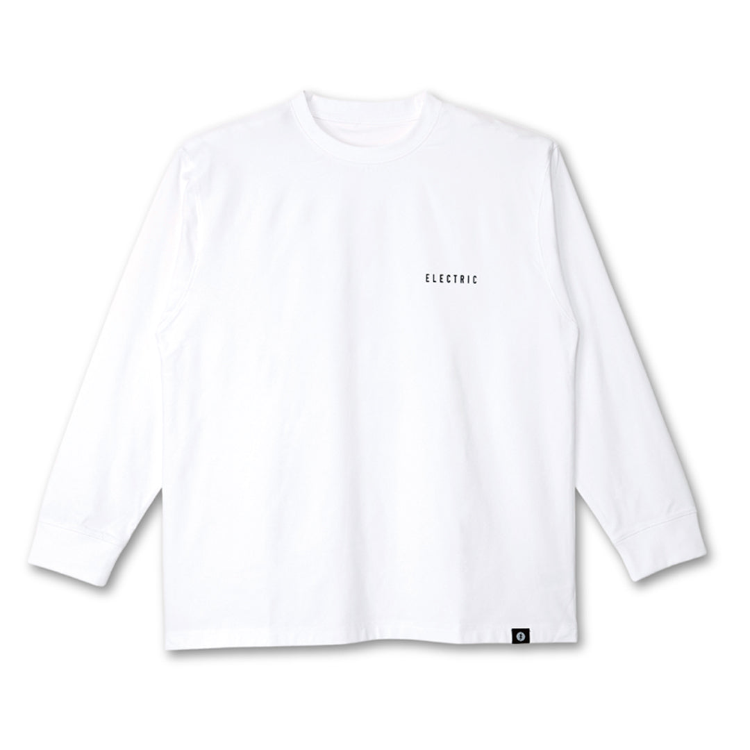 ELECTRIC(エレクトリック)| VERTICAL VOLT DRY L/S TEE / WHITE | スノーボード・スケートボードのTACTICS JAPAN