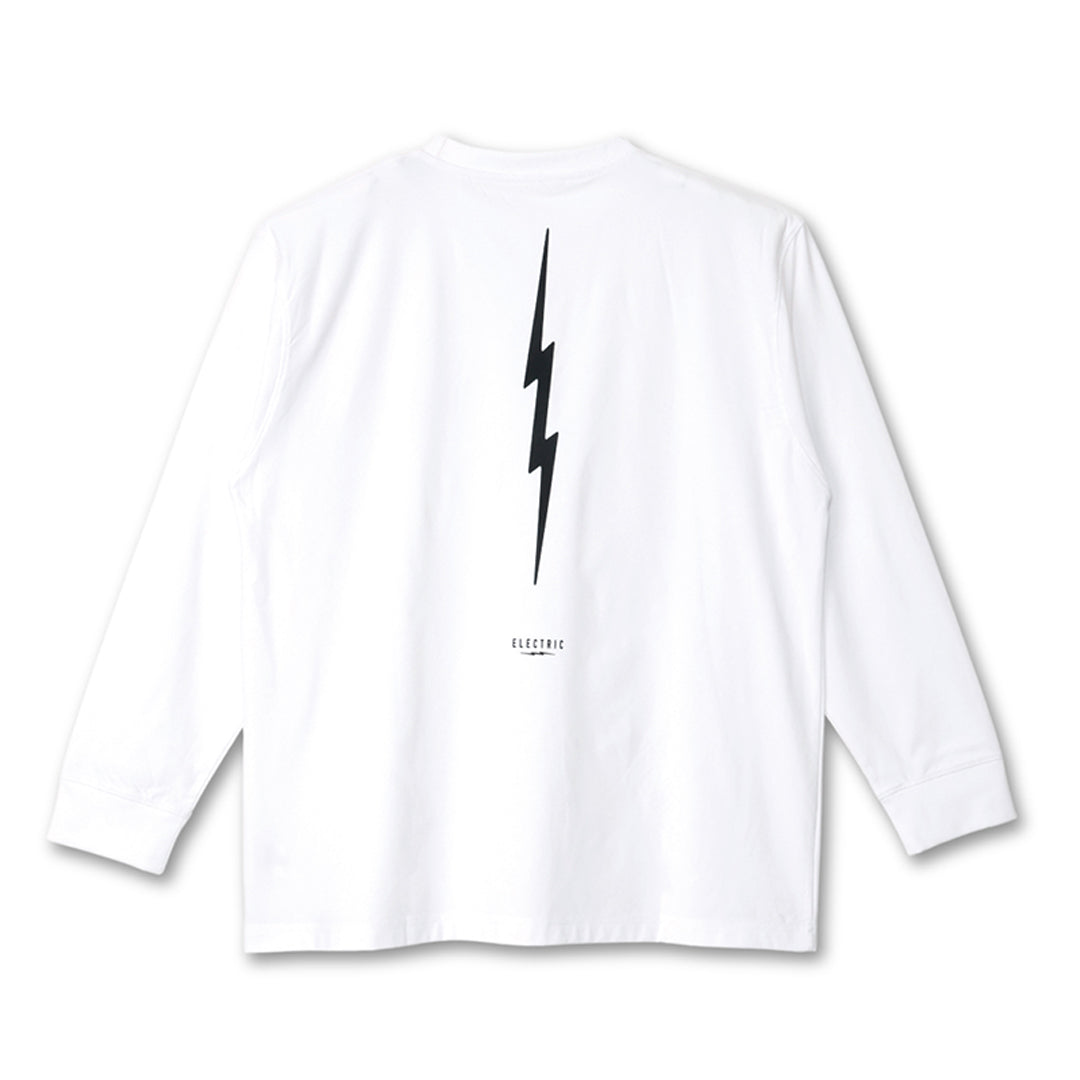 ELECTRIC(エレクトリック)| VERTICAL VOLT DRY L/S TEE / WHITE | スノーボード・スケートボードのTACTICS JAPAN